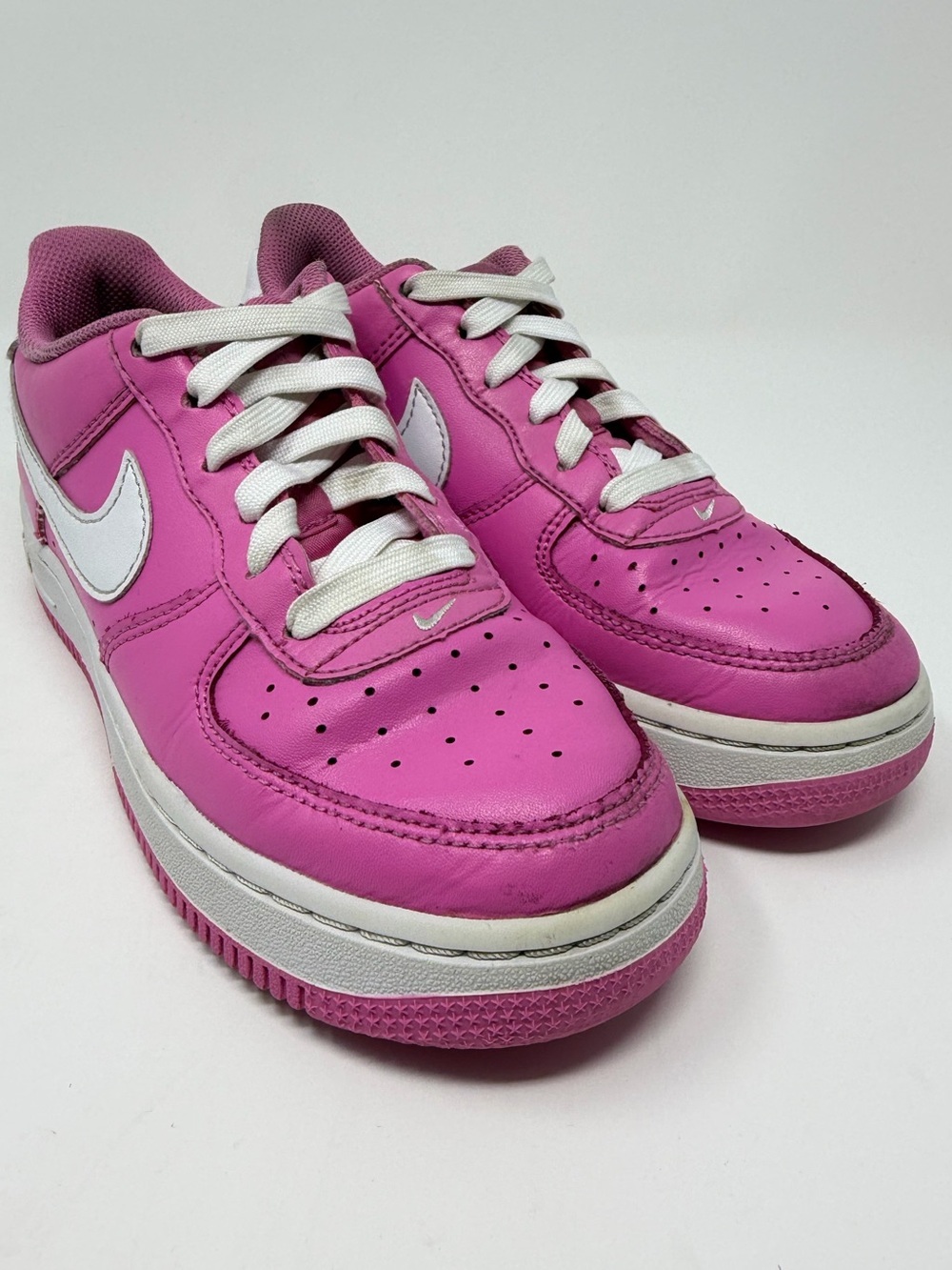 Nike Air Force One Kids' Pink Low-Top Sneakers - Sz. 3y